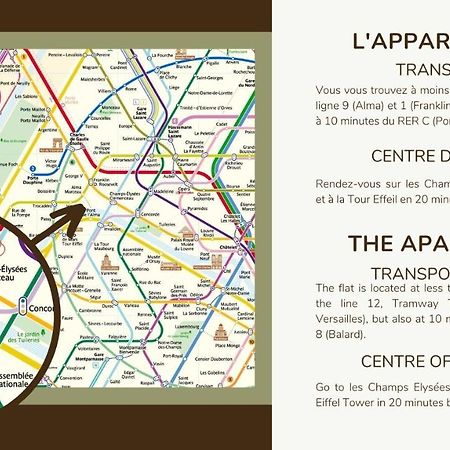 Champs Elysées!Montaigne, New Luxurious 6pers flat Parigi Esterno foto
